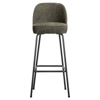 Šedá sametová barová židle 103 cm Vogue – BePureHome