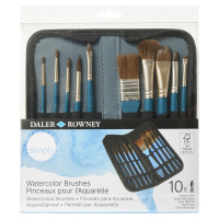 Daler Rowney Simply Watercolour Brush Natural Sada štětců 10 ks