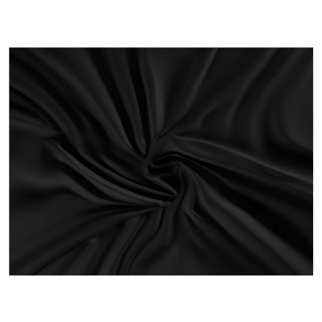 Kvalitex satén prostěradlo Luxury Collection černé 140x200