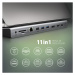 AXAGON HMC-4KX3 USB 5Gbps hub, 3x USB-A, 2x HDMI, DP, RJ-45 GLAN, SD/microSD, audio, PD 100W, ka