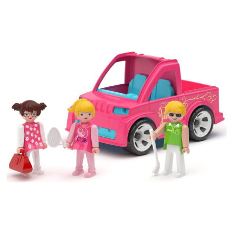 Igráček MultiGO Trio Julie sport club auto pro holčičky s figurkami IGRÁČEK