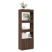 vidaXL Skříň highboard hnědý dub 63 x 33 x 180 cm kompozitní dřevo