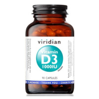 Viridian Vitamin D3 1000IU cps.90