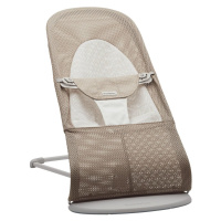 BabyBjörn Lehátko Balance Soft Grey Beige/White mesh, světle šedá konstrukce