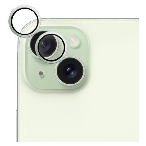Ochranné sklo fotoaparátu Epico pro Apple iPhone 15/15 Plus, světle zelená
