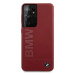 Kryt Case BMW BMHCS21LSLBLRE S21 Ultra G998 red hardcase Silicone Signature Logo (BMHCS21LSLBLRE