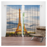 Sablio Závěs Eiffel Tower 3: 2ks 140x250cm