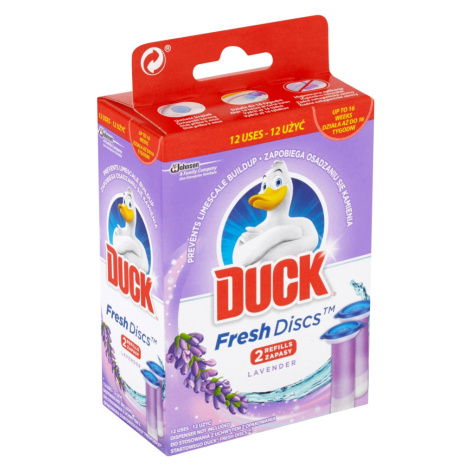 Duck Fresh Discs čistič WC náplň s vůní levandule 2 x 36 ml