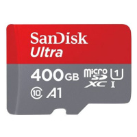 SanDisk MicroSDXC 400GB Ultra + SD adaptér