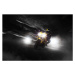 Fotografie Supersport motorcycle driver at night with, Jag_cz, 40 × 26.7 cm