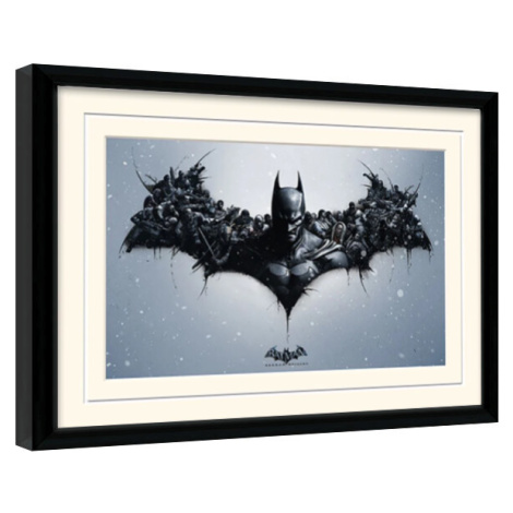 Obraz na zeď - Batman: Akham Origins - Logo, 44.5x34.3 cm Pyramid