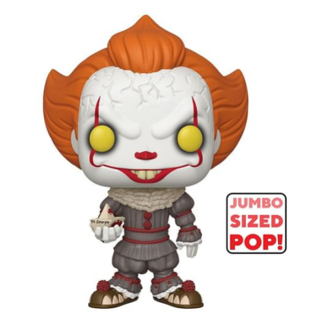 Figurka To - Pennywise with Boat Jumbo Funko POP!