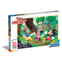 Clementoni - Puzzle Maxi 104 Disney Mickey a přátelé