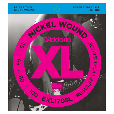 D'Addario EXL170SL Struny pro baskytaru