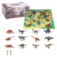 Set XL figurky dinosaurů + Pouzdro + Mat