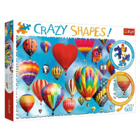 Crazy Shapes puzzle Barevné balony 600 dílků