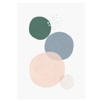 Ilustrace Abstract soft circles part 3, Laura Irwin, (30 x 40 cm)