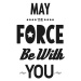 Ilustrace may the force be with you, Finlay & Noa, (30 x 40 cm)