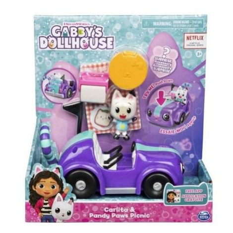 GABBY'S DOLLHOUSE vozidlo s figurkou