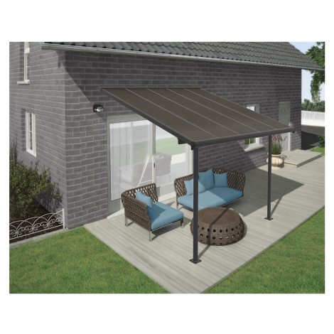 Palram - Canopia Capri 3000 antracit 3 x 3 - hliníková (montovaná) pergola