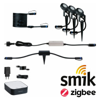 PAULMANN Plug & Shine startovací sada Smart Home smik + LED zápich Sting 3000K 3x6,4W 75VA bílá/