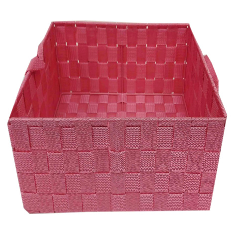 Top textil Košík růžový 35x25x12 cm