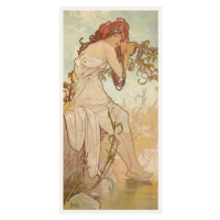 Obrazová reprodukce The Seasons: Summer, Alfons Mucha, 20 × 40 cm