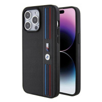 Pouzdro Bmw Tricolor M Collection pro iPhone 15 Pro – černé