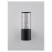 NOVA LUCE venkovní nástěnné svítidlo ZOSIA tmavě šedý hliník a čirý akryl E27 1x12W 220-240V bez