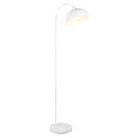 Bílá stojací lampa s kovovým stínidlem (výška 170 cm) Sierra – Trio