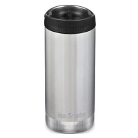 Klean Kanteen TKWide termoska w/Café Cap, brushed stainless, 355 ml