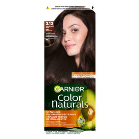Garnier Color Naturals barva na vlasy, ledová tmavě hnědá 3.12