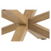 Dkton Moderní konferenční stolek Ajamu imitace dubové dřevo