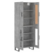 vidaXL Skříň highboard betonově šedá 69,5x34x180 cm kompozitní dřevo