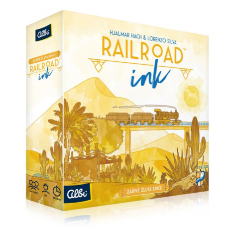 Albi Railroad Ink Zářivě žlutá edice