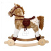 NEF Plyšový interaktivní houpací kůň s kolečky - Mustang