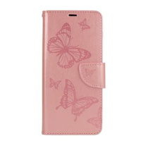 TopQ Xiaomi Redmi Note 8T knížkové Butterfly růžové světlé 64481