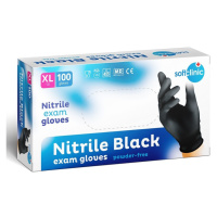 SOFTCLINIC Rukavice Nitril nepudr. černé XL 100 ks