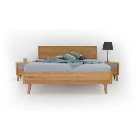 Postel GWdesign Nina Rozměr: 90x200 cm, Moření: Buk-B12