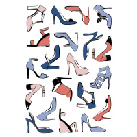 Ilustrace Pastel Shoes, Martina Pavlova, (30 x 40 cm)