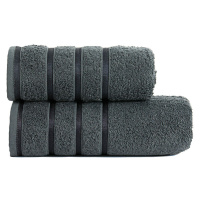 Bavlněný froté ručník s proužky WINTER 50x90 cm antracit 500 gr Mybesthome