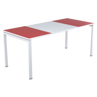 Paperflow Psací stůl easyDesk®, šířka 1600 mm, červená