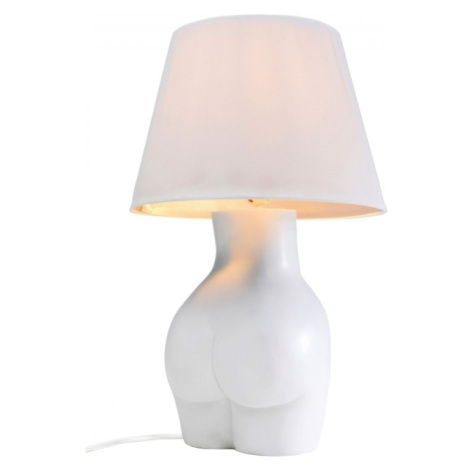 KARE Design Stolní lampa Donna bílá 48cm