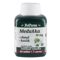 MedPharma Meduňka 50 mg + chmel + kozlík 67 tablet