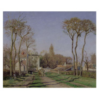 Obrazová reprodukce Entrance to the Village of Voisins, Yvelines, 1872, Camille Pissarro, 40 × 3