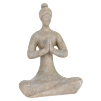 Venkovní dekorace Lady Yoga I, 12,5 x 29,5 cm