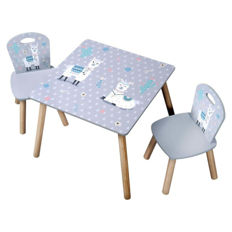 Kesper Dětský stůl s židlemi Lama DSKE0701