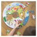 Bigjigs Toys Kulaté podlahové puzzle Čtyři roční období 50 dílků