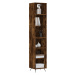 vidaXL Skříň highboard kouřový dub 34,5x32,5x180 cm kompozitní dřevo