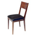 LuxD Designová židle Desmond hnědá sheesham
